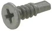 Screw 10G - 16 L 16mm Flat Head Phillips Drv Self Drilling Galvanised Sell Qty 1 = Box of 1000