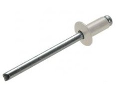4-2 Aluminium Rivet with Steel Mandrel Diameter 3.2mm Length 6.7mm White Birch Sell Qty 1 = Box of 1000