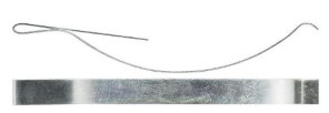 Chrome Plated Steel Flyscreen Springs with fold for ease of location ( 1-4305 ) Sell Qty 1 = Pack of 100