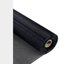 Polyester/PVC blend  Pool & patio Mesh 18x14 weave 2440x30m Black Sell Qty 1 = 1 Roll