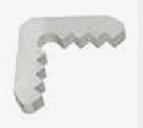 Security 11mm Window corner Stakes Aluminium SellQty 1 = Box of 650