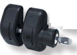Xcell Gates and Slats Magna Latch Side Pull Lockable in Black Sell Qty 1 = Each