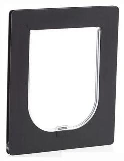 Pet Door Black Small 240mm x 190mm, Sell Qty 1 = Each