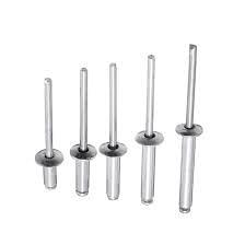 4-4 Aluminium Rivet with Steel Mandrel Diameter 3.2mm Length 9.7mm Mill Sell Qty 1 = Box of 1000