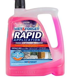 Wet & Forget 2L Rapid Application Exterior Mould Remover.