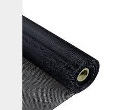 Polyester/PVC blend  Pool & patio Mesh 18x14 weave 2440x30m Black Sell Qty 1 = 1 Roll